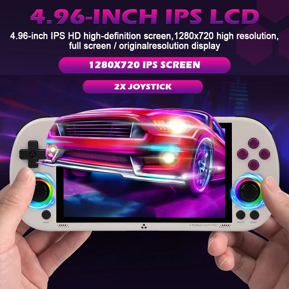 Trimui Smart Pro Handheld Retro Spielkonsole 4 96 Zoll IPS