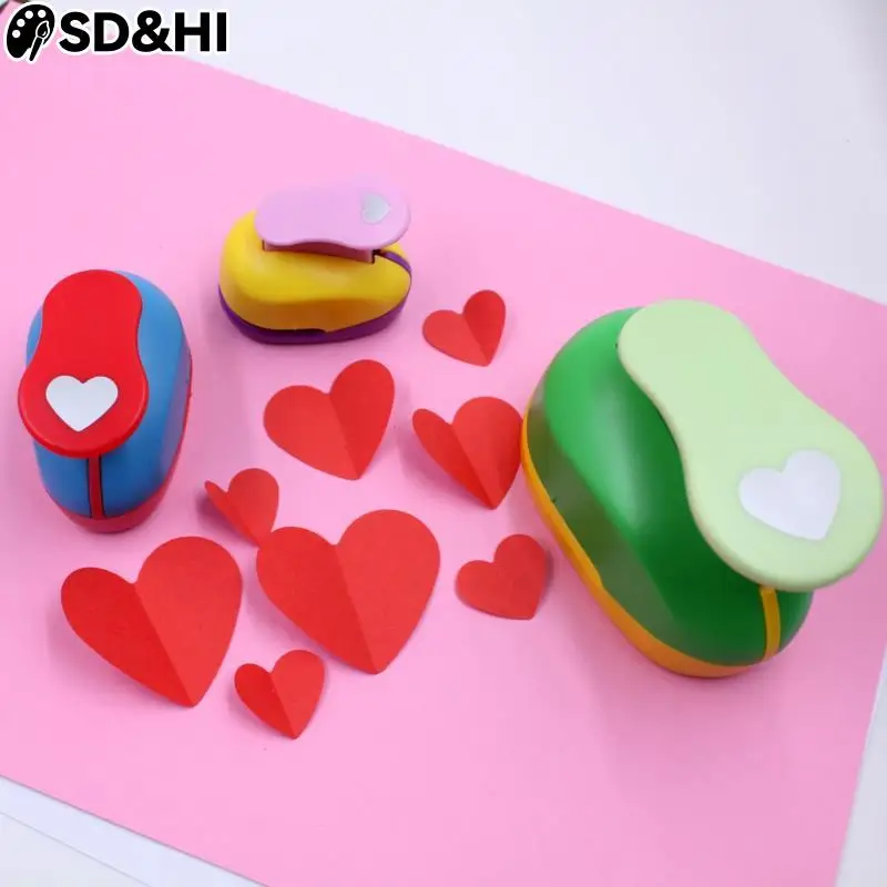 Heart/Circle Punch 9/16/25mm DIY Craft Hole Puncher For Scrapbooking  Punches Maker Kids Scrapbook Paper Cutter Embossing Sharper - AliExpress