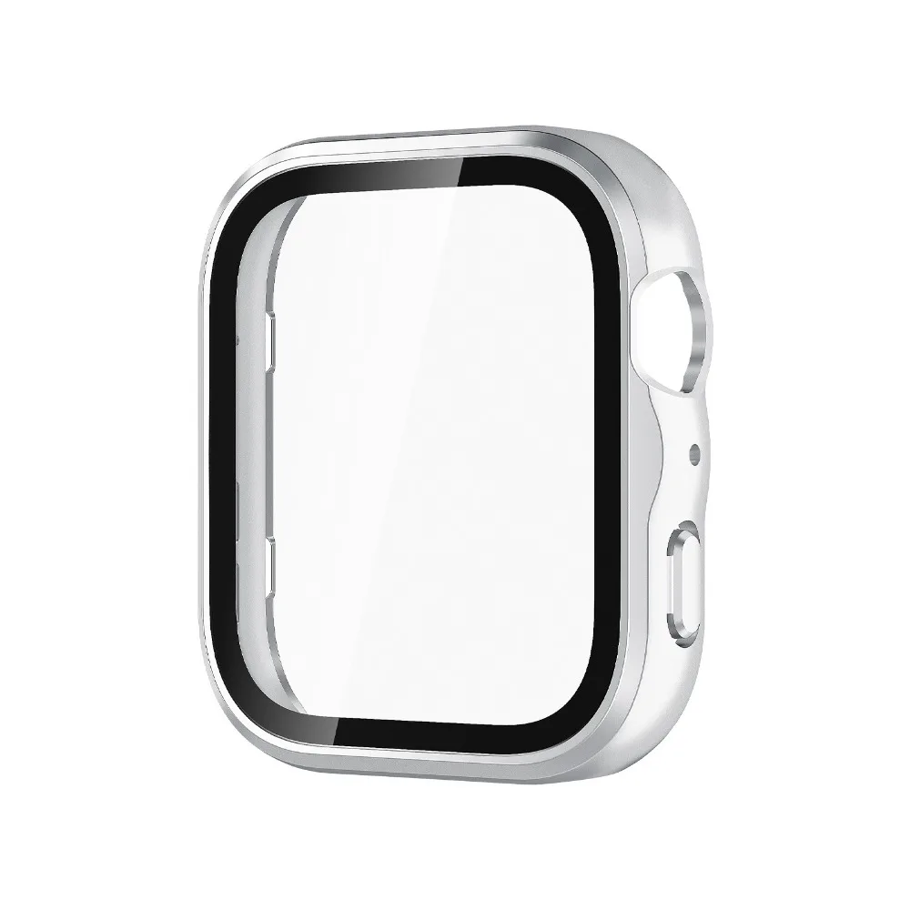 Premium Tempered Glass Watch Case with All-Around Screen Protection