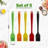 5/3/2/1pcs Silicone Kitchen Brush Basting Pastry Brush Cooking OilBrush for Sauce Butter Marinades Food Brushes BBQ Grill Baster 3