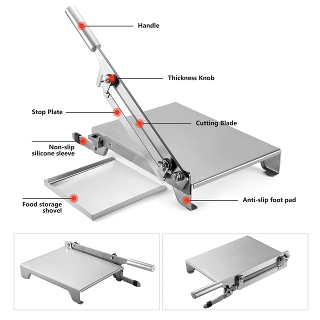 Commercial Frozen Meat Slicer Bone Cutting Machine