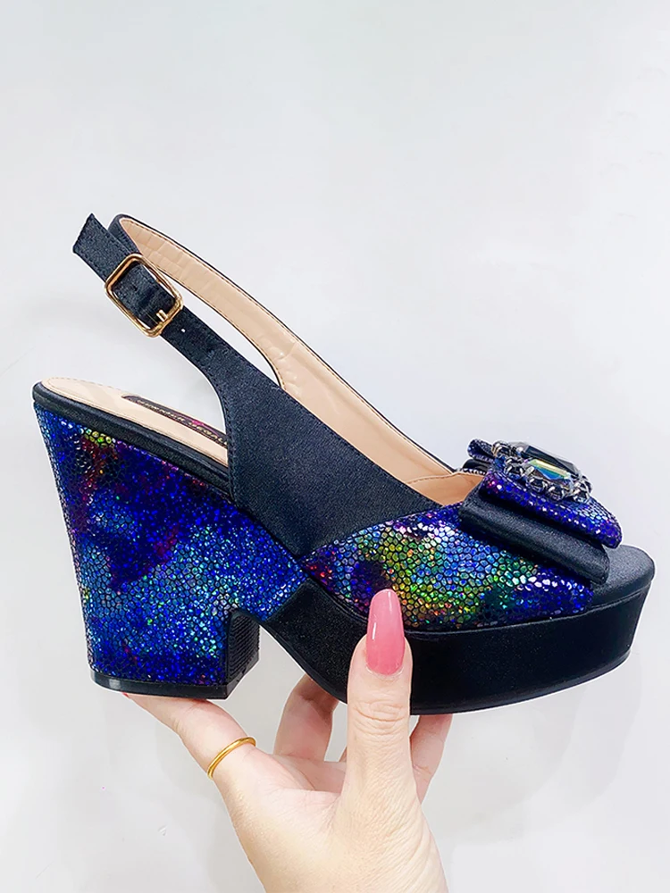 2023 Newest Wedding Women Shoes Nigeria Africa 10cm High