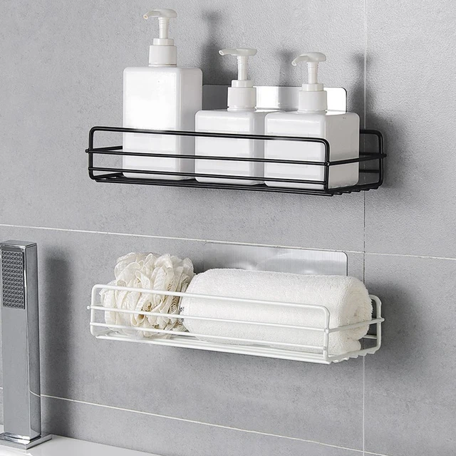 Corner Shower Caddy, Bathroom Shower Organizer with Soap Holder, Adhesive  Rust Proof Shower shelves, Shower Storage Basket Rack Shampoo Holder Organizer  Shower Accessories 