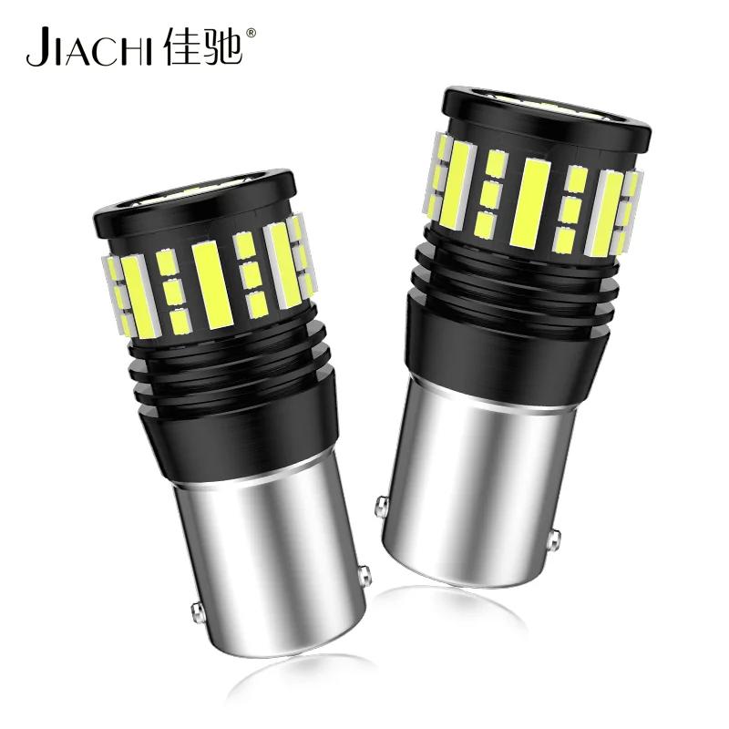 

JIACHI 2 шт. автомобильные аксессуары материнская плата 1156 1157 Led сигнальная Поворотная лампа новый дизайн BAU15S BA15S безошибочная лампа 12-24 В