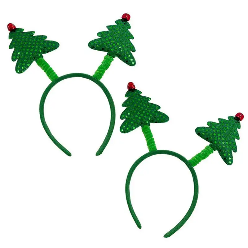 Christmas Headbands Children Adult Hair Band Red Christmas Santa Claus Snowman Antlers Headband Xmas Decoration Girls Gifts