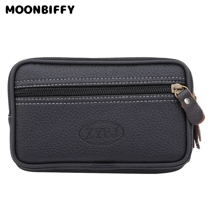 

Мобильный телефон поясная сумка для мужчин, притягательная сумка на пояс, кожаный кошелек для мелочи, карман для мобильного телефона, клатч на ремне, поясные сумки