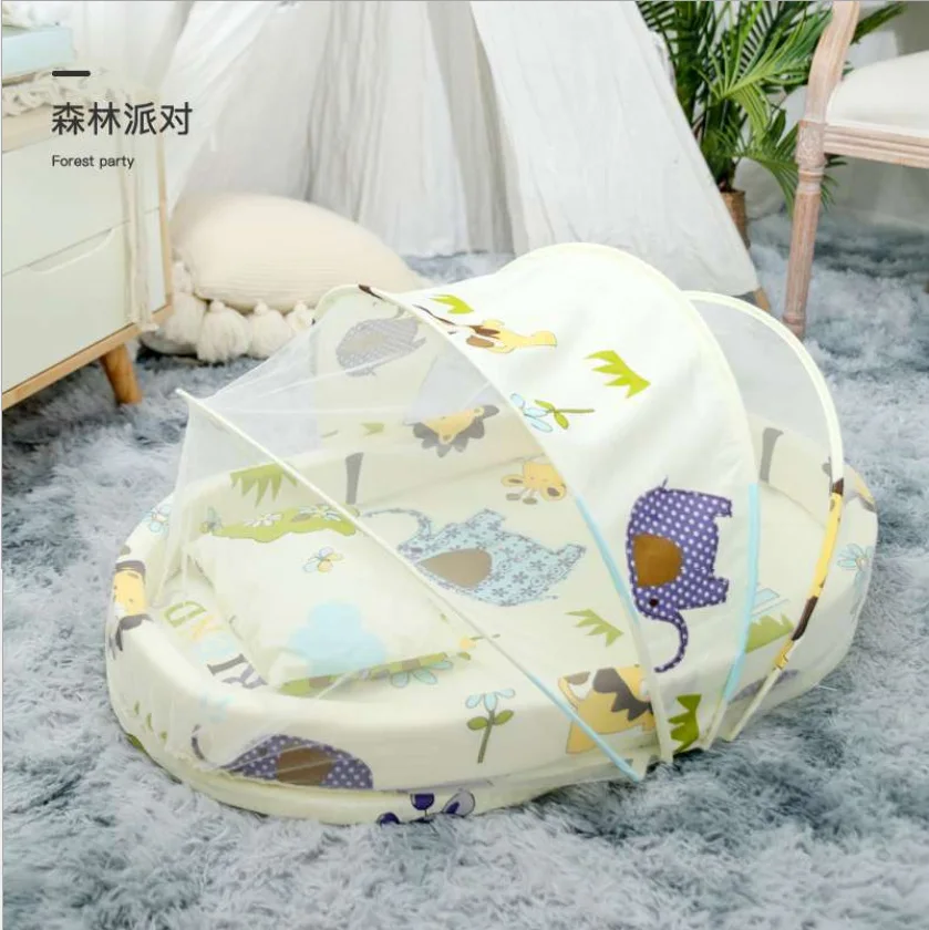 

Newborn Baby bassinet 0-2 Years toddler travel carry nest portable bebe cot protector cradle child sleeping bed Mosquito Netting
