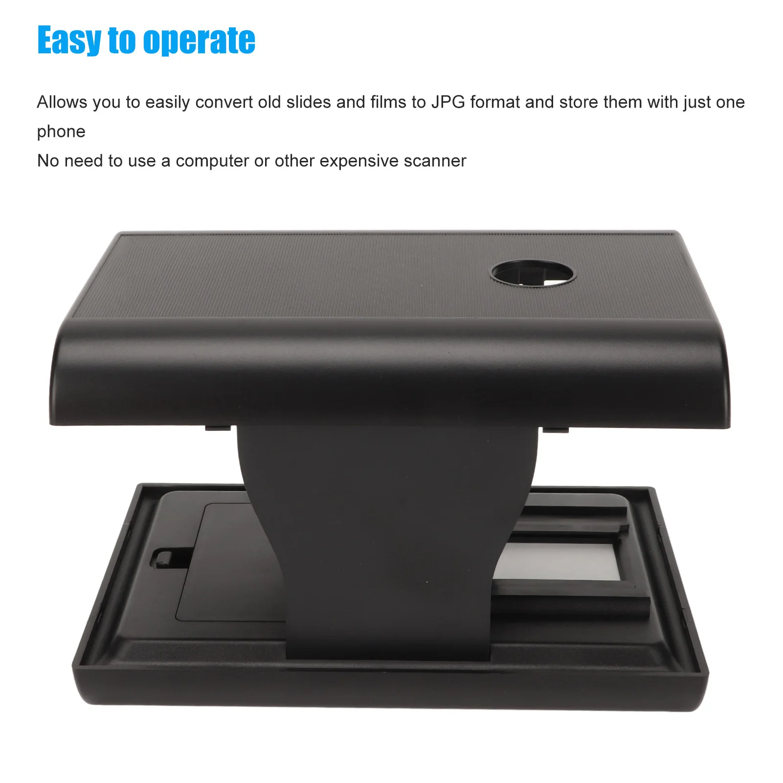 TON169 Model Mobile Film Scanner Foldable Portable Negatives and Slides Mobile Film Scanner Folding For 35mm
