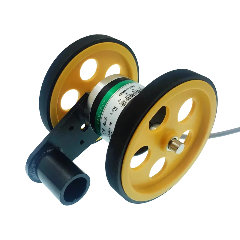 Description Picture 4 of itemWESTCREEK 8mm Solid Shaft Encoder Through Double Out Both Ends of The Shaft Increment Encoder Installed At Both Ends