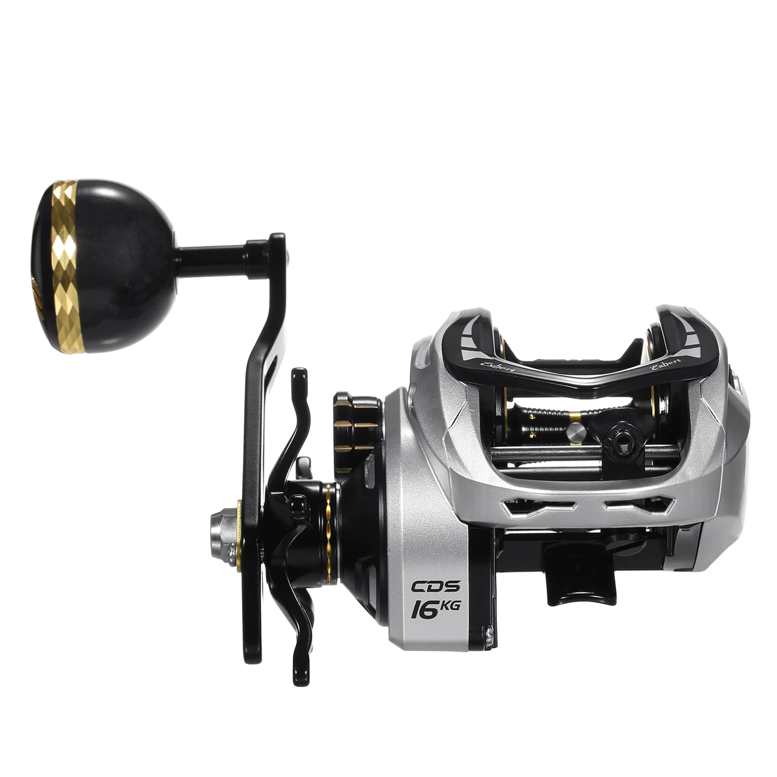 Moulinet Baitcast Exbert 6.3:1 – 10+1 Roulements, 35lb Drag, Léger Et Costaud