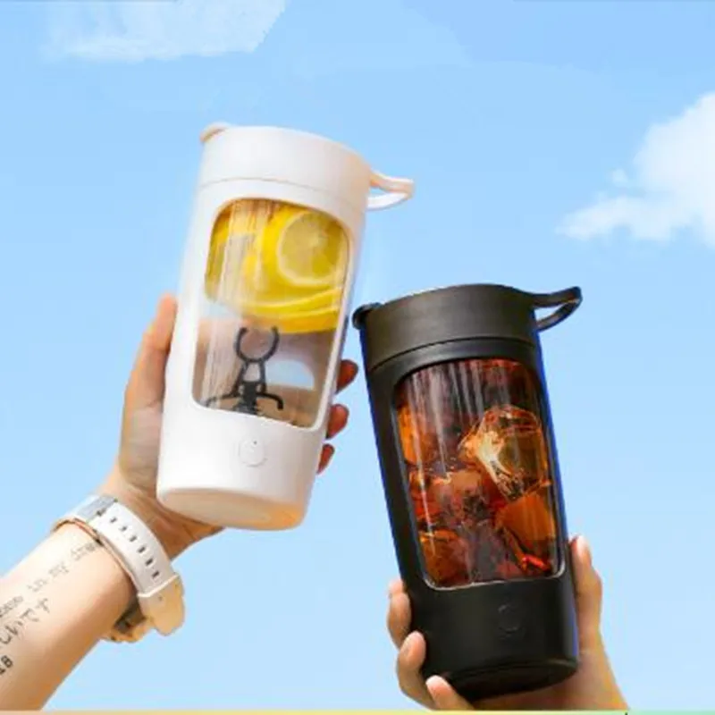 600Ml Di Proteine Del Siero Di Latte Miscelatore Automatico Tazza Shaker Bottiglia Auto Agitazione Tazza Di Caffè Carica Usb Bottiglia Sportiva Portat