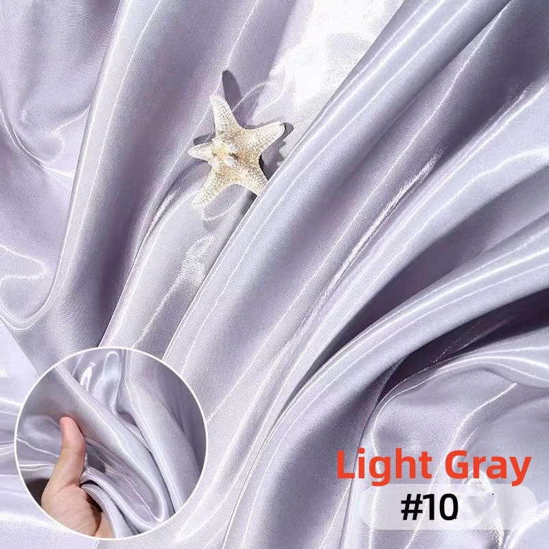 Liquid Water Light Reflective Satin Fabric by the Meter - Smooth, Breathable Finish