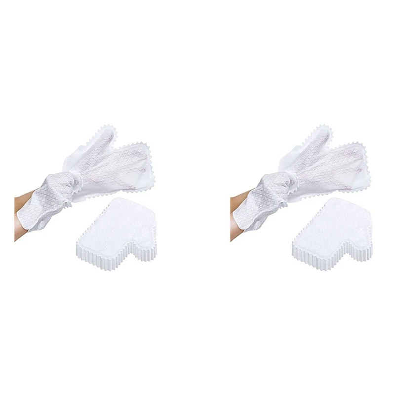 

HOT SALE 2X Dust Wipes, Feather Dusters, Grabs And Locks In Dust, Pet Hair Cleaning Possible Dual-Sided Disposable Dusting Glove