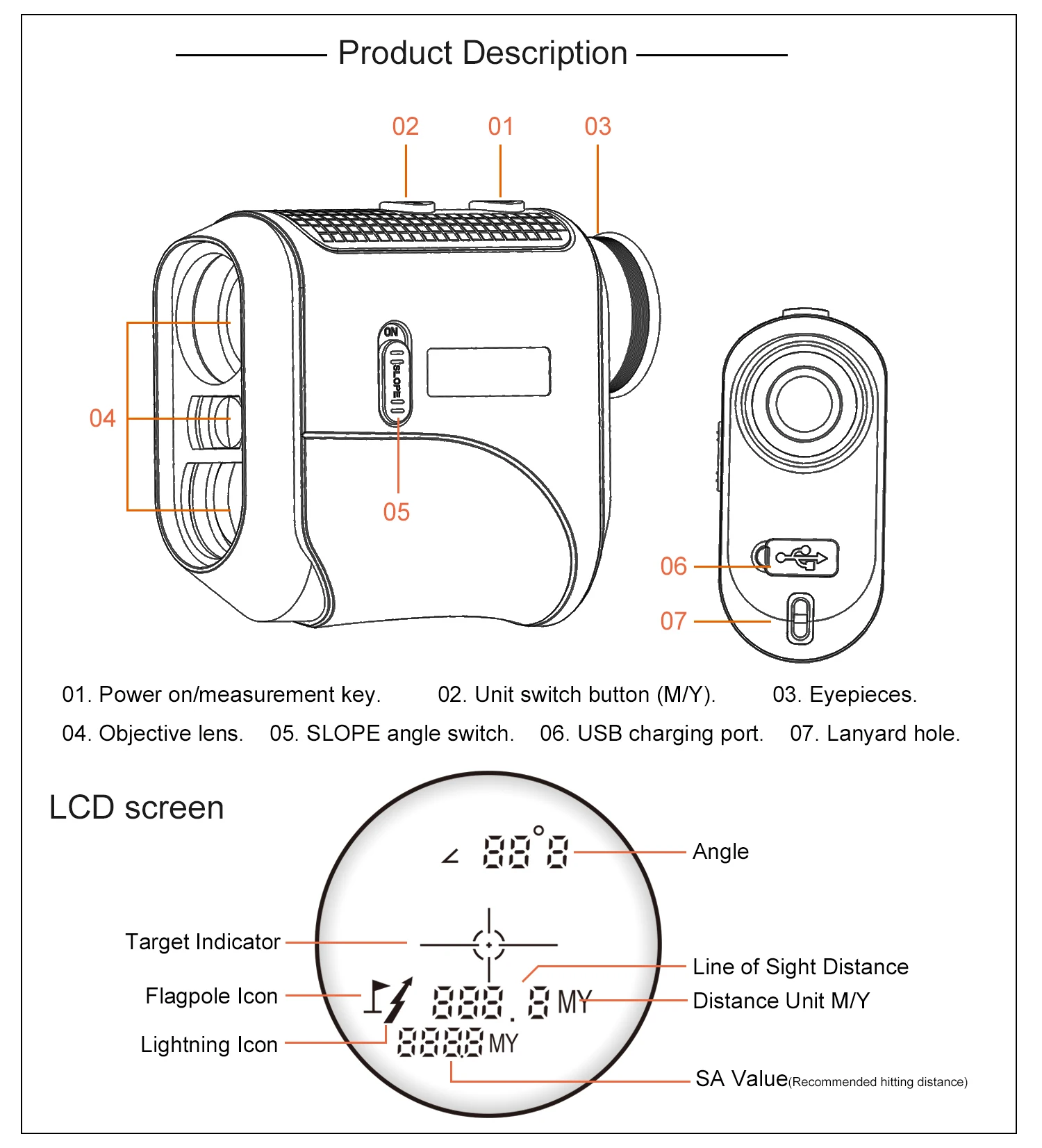 2022 Golf Laser Rangefinder with Slope adjust Flag Lock with Jolt Vibrate  Laser Range finder Distance Meter monocular Telescope|Laser Rangefinders| -  AliExpress