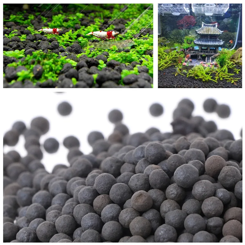 Fish Tank Water Plant Fertility Substrate 50-200g Aquarium Plant Soil Substrate Gravel Aquatic Decoration Grass Mud Soil aquarium substrate