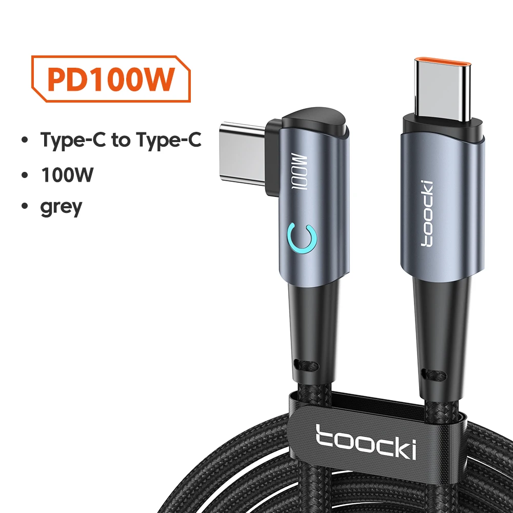 ตัวเลือกสินค้า สายชาร์จเกมมิ่ง USB-C 100W ชาร์จเร็ว 5A สำหรับเกมเมอร์