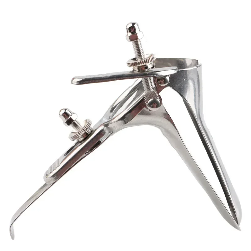 1PC Stainless Steel Expansion Vaginal Voyeuristic Device Vaginal Dilators Colposcope Speculum Anal Sex Products vagina speculum anal dilator sex toy