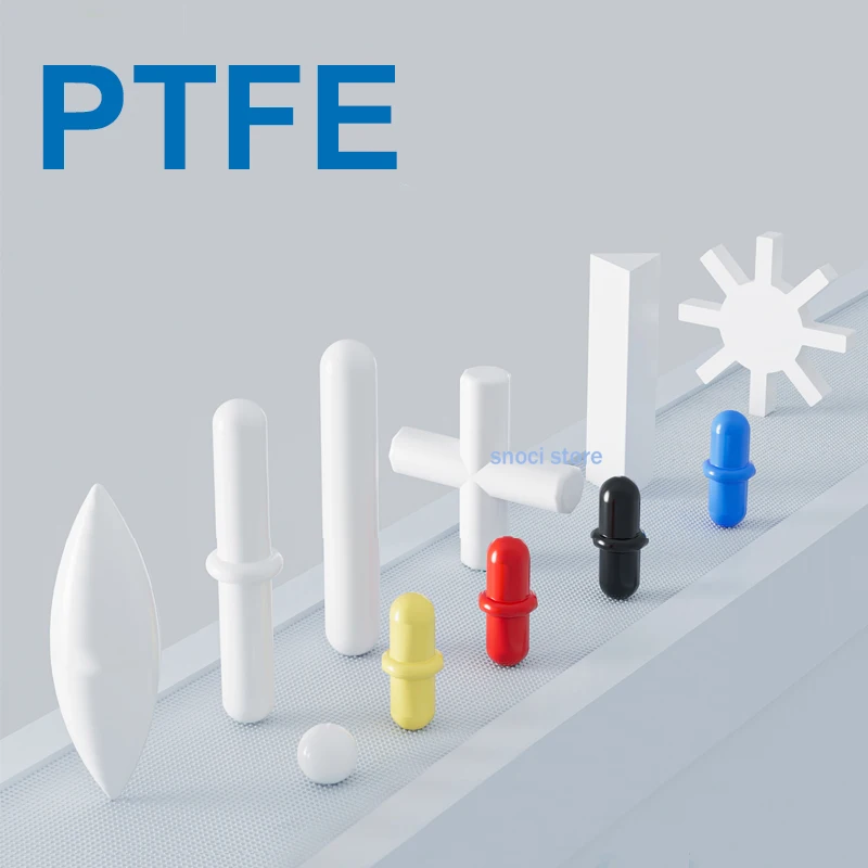PTFE 자석 교반봉, 다양한 규격의 자석 믹서 바, 과학 실험 및 실험실 테스..