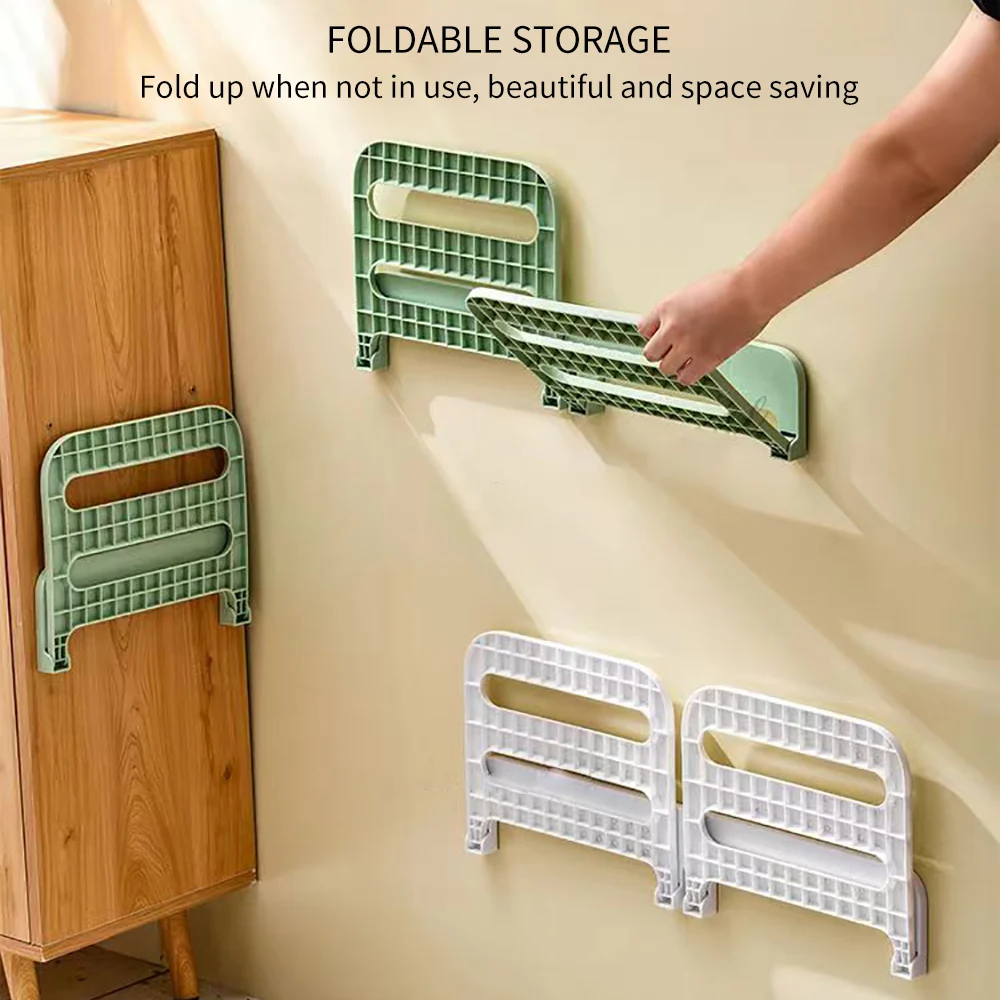 New Bathroom Wall-Mounted Slipper Rack Simple Shoe Rack Home Wall-Mounted Storage Slipper Essential Shoe Storage