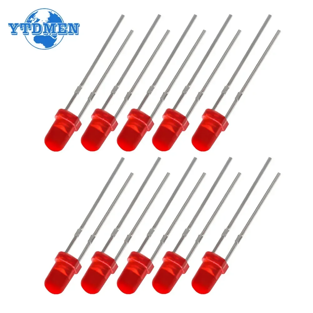 10Pcs 3mm HA CONDOTTO LA Lampada Della Luce Diodi Emettitori 20 Centimetri Lampadina LED Precablato Per La Decorazione Domestica FAI DA TE DC 3V 5V 9V