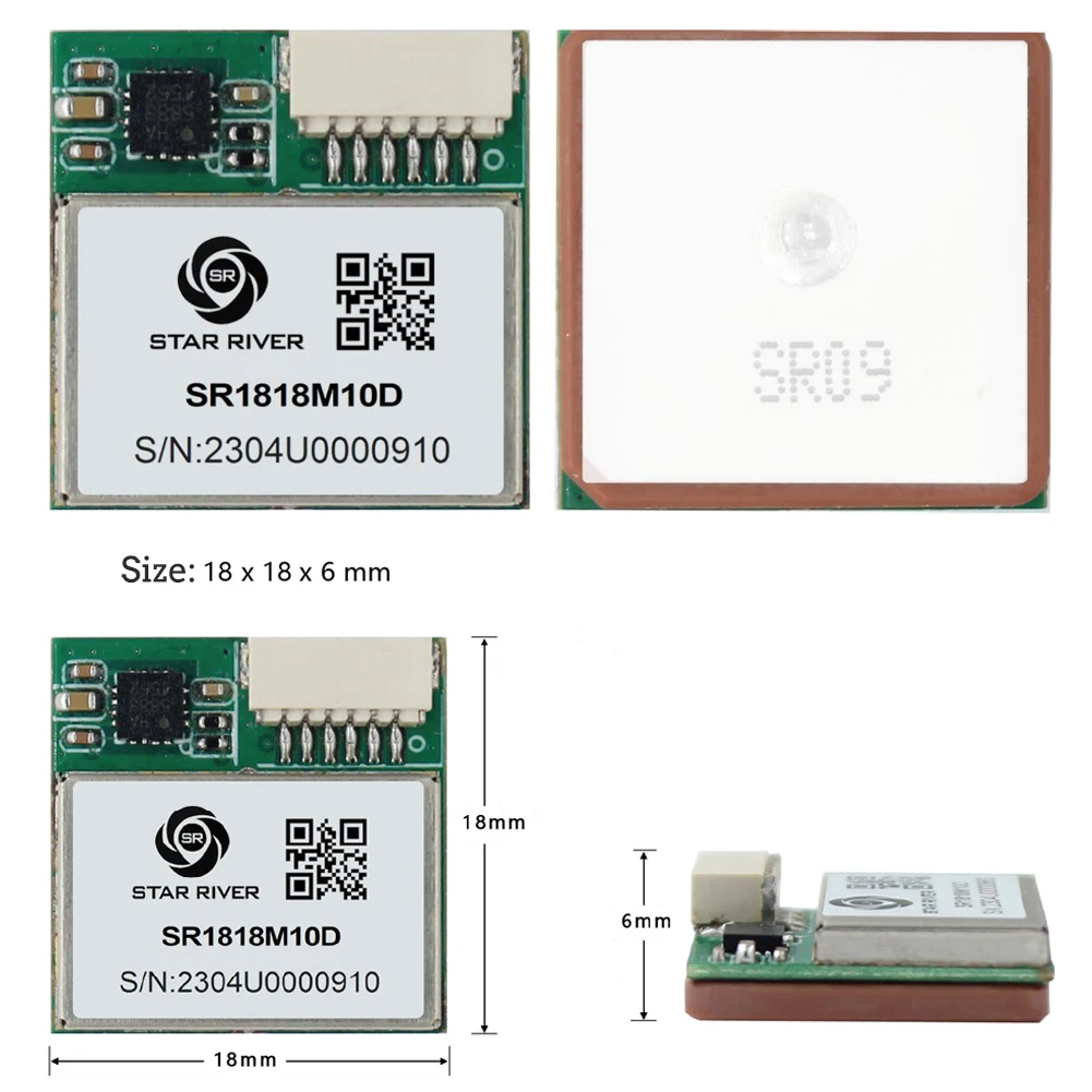 Módulo Receptor Gps para Controle de Voo Suporta Gps Sbas Galileo Qzss Flash Embutido Bússola Gnss Rc-m10 - Image 5