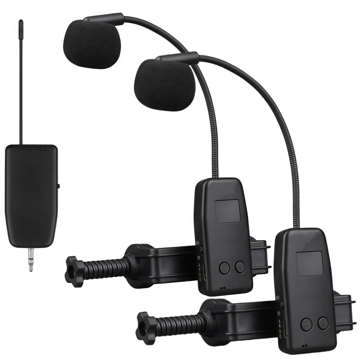 Wireless 2 4G Mic Solution for Violin Viola Cello Players Robust Connection with Simultaneous Charging Capability