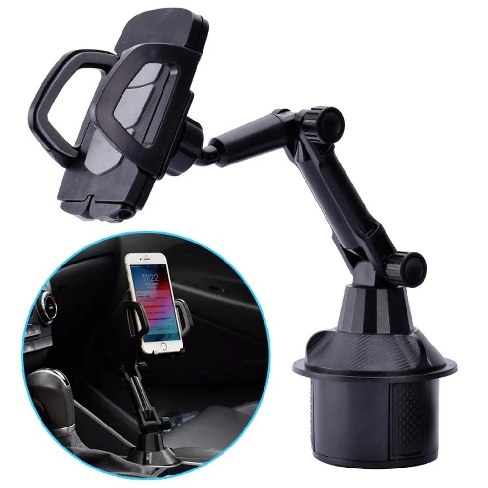 Universal Car Cup Holder Cellphone Mount Stand for Mobile Cell Phones