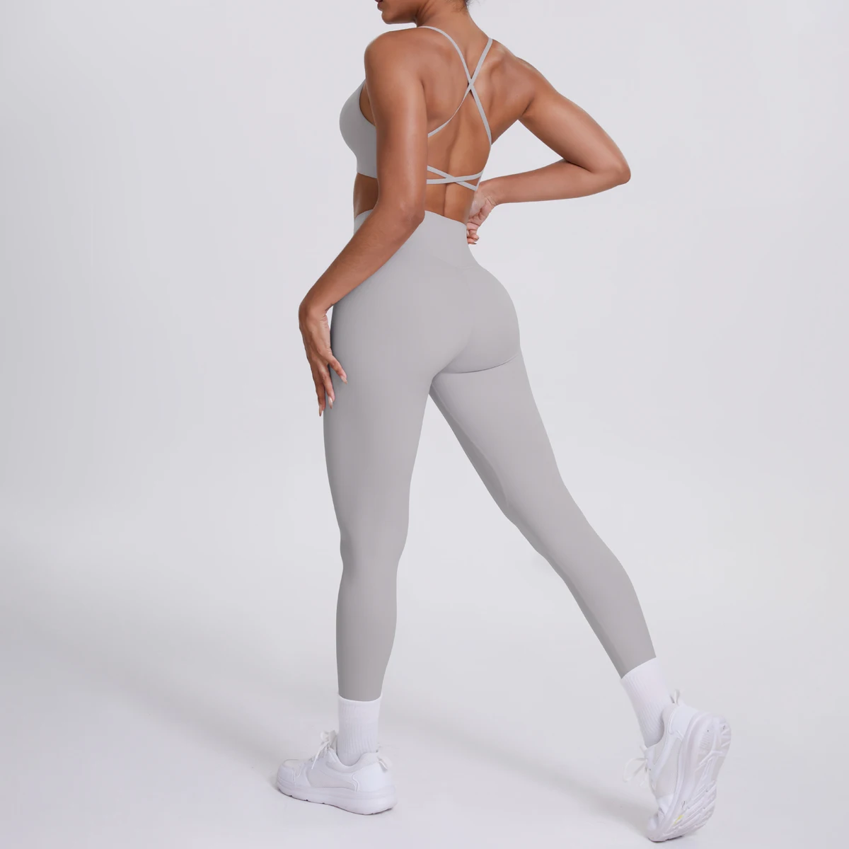 Women's Yoga Suit – Seamless Sports Bra & High Waist Leggings | Breathable Quick Dry Activewear