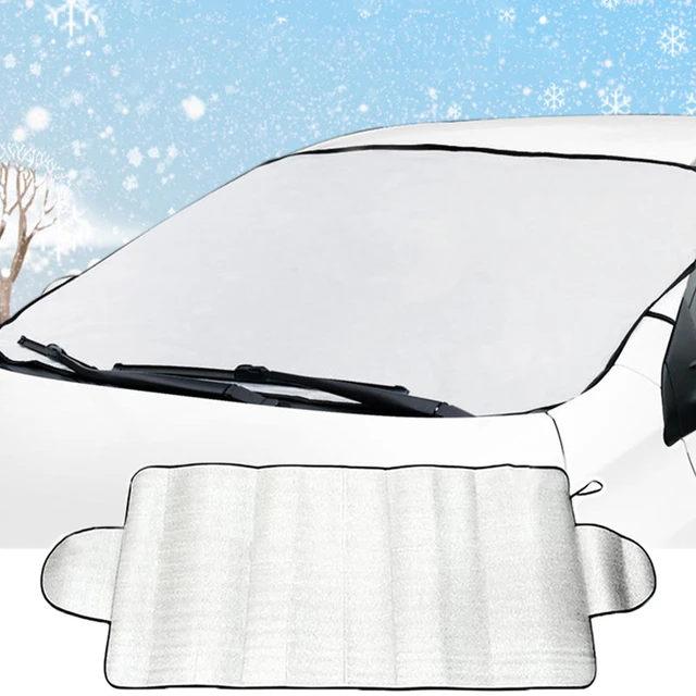 Auto Windshield Cover Universal Car Front Sunshade Sun Snow Frost Ice  Protection Cover Winter Summer Windshield Glass Shield 1pc - AliExpress