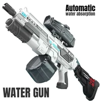 Children Automatic Water Absorption Electric Water Gun Hand Self-integration High-pressure Watergun Summer Outdoor Toys for Kids 1