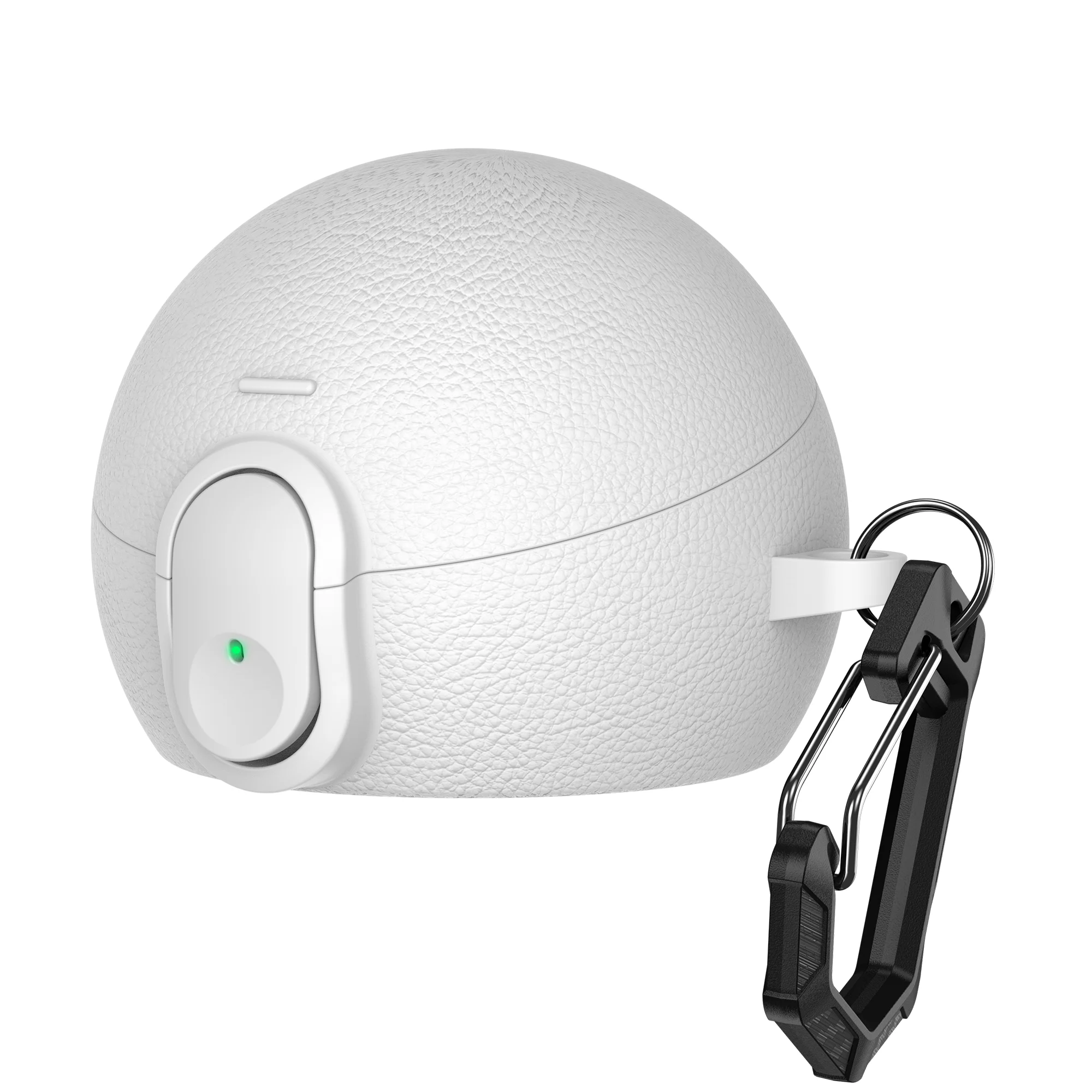 Shockproof Protective Earbud Case with Secure-Lock Cover and Wireless Charging Support