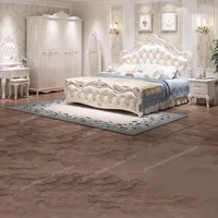 Ensemble de chambre à coucher moderne de style princesse, literie haut de gamme, ensemble de chambre à coucher de luxe, design pour filles, Letti E Mobili, meubles nordiques 2