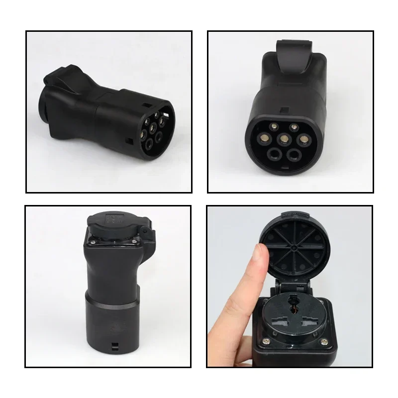 Ev charger adapter V2L Discharger For Type2 Car Discharge EV Cable Adapter Support MG BYD Kia Hyundai Discharge V2L Vehicle to Load Type 2