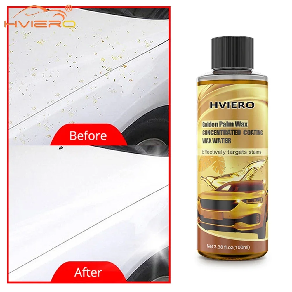 Golden Carnauba 3 Into 1 Washing Waxing Polishing Pastes Hydrophobic Quick Coat Kits Maintenance Paint Automobiles