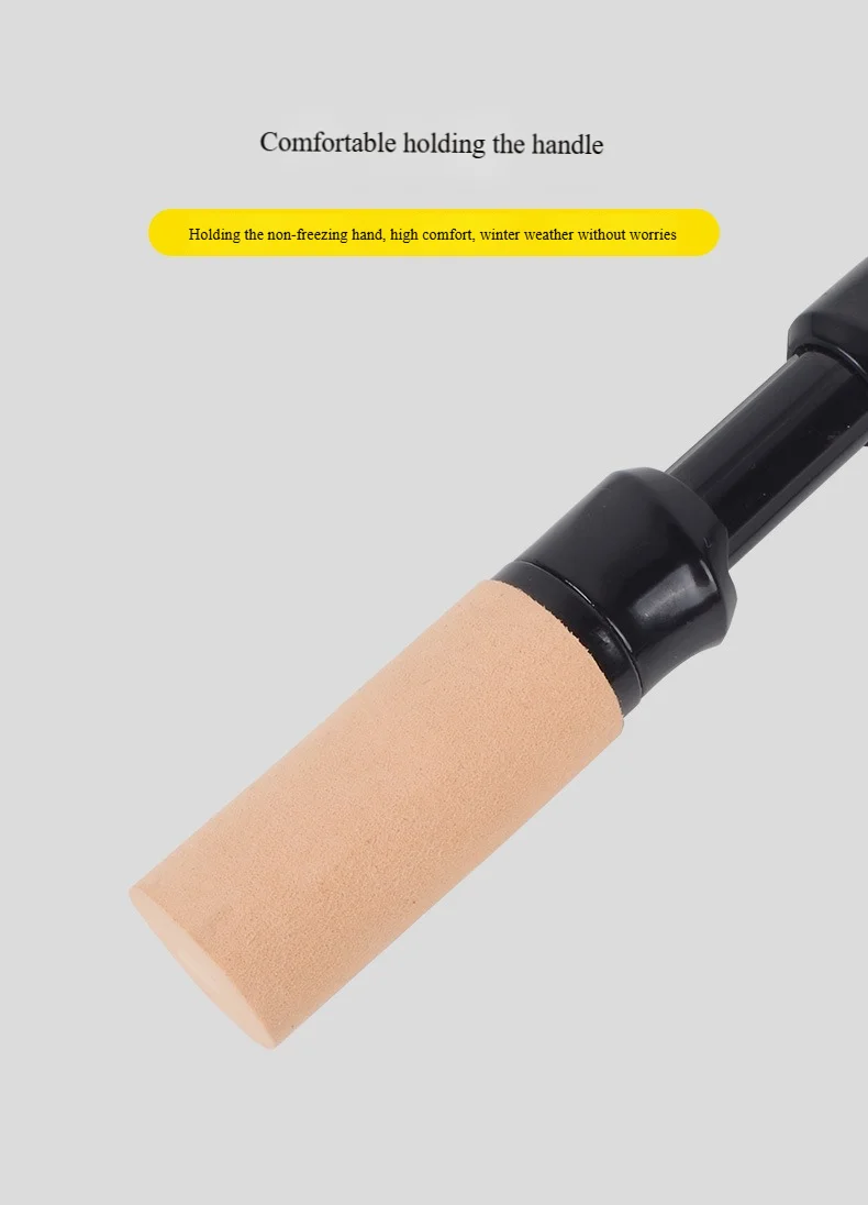 Description Picture 6 of itemFRP Mini Telescopic Fishing Rod Portable glass fiber reinforced plastics River Shrimp Carp Fishing Pole Winter Ice Fishing Rod