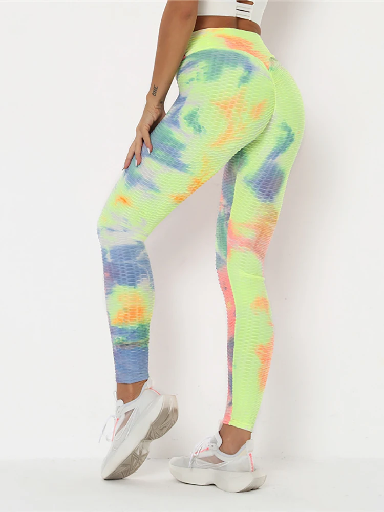 Anti Celulite Fitness Yoga Pant Women Bubble Butt Push Up Leggings Sports  Gym Leggins High Waist Slim Tights Active Leggins Girl