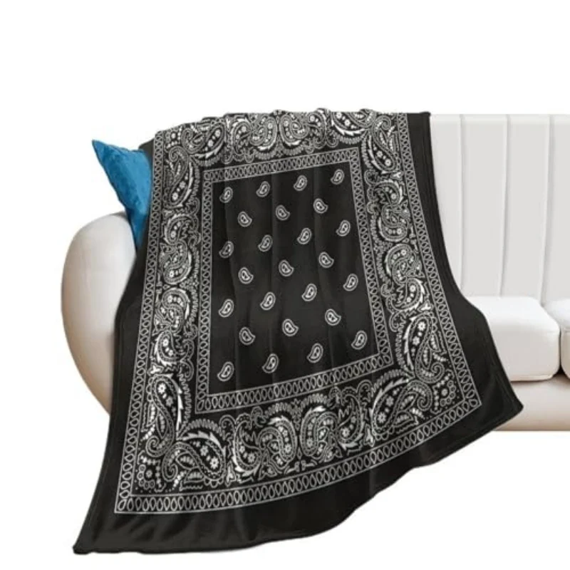 Paisley Plush Throw Blanket 2