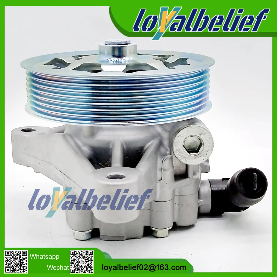 Power Steering Pump With PulleyFor Honda Accord 20082012 2.4L DOHC