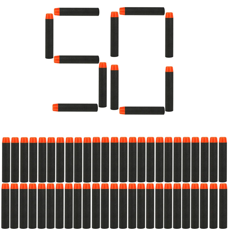 50PCS Round Head Foam Darts