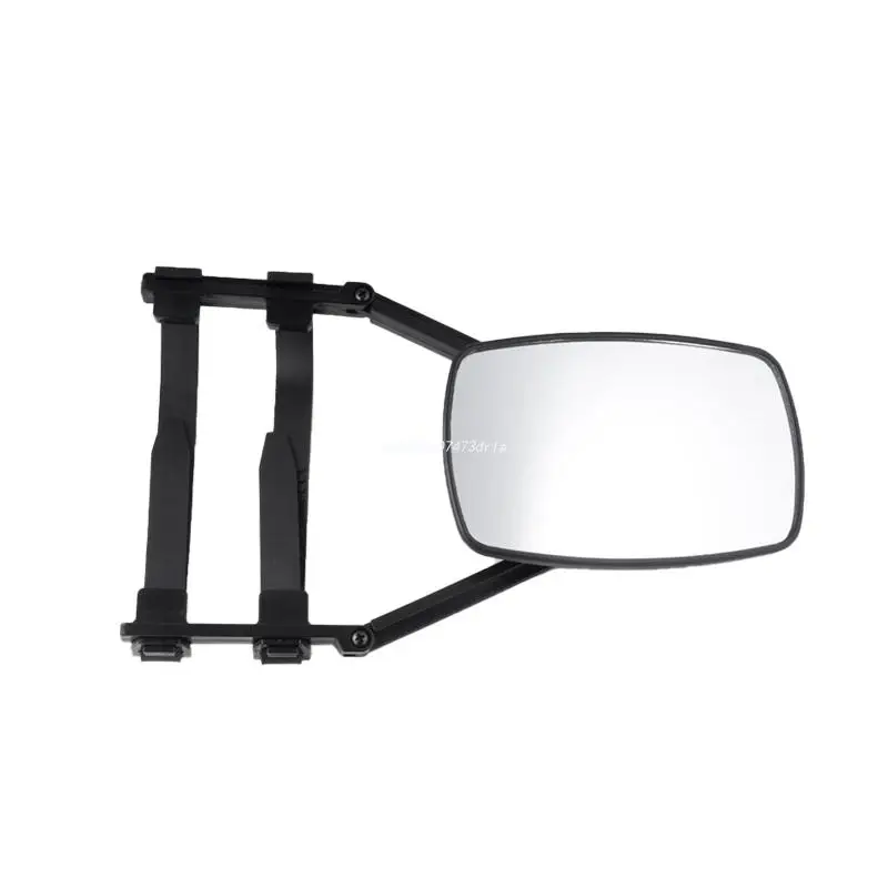 

Clip-on Towing Mirror Trailer Rear View Mirror Extended Adjustable Blind Spot Dropship