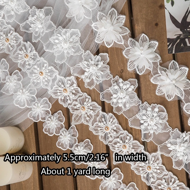 레이스 리본 짠 밴드 레이스 웨딩 용품 DIY 수제 의류 선물