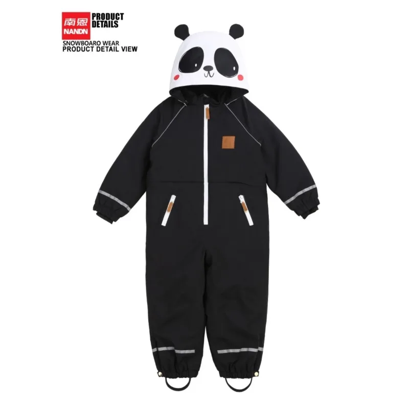 Nanen Children's Ski Suit Suit One-Piece Ski Warm Waterproof Boys and Girls Equipment Snow Town 남아 스키복