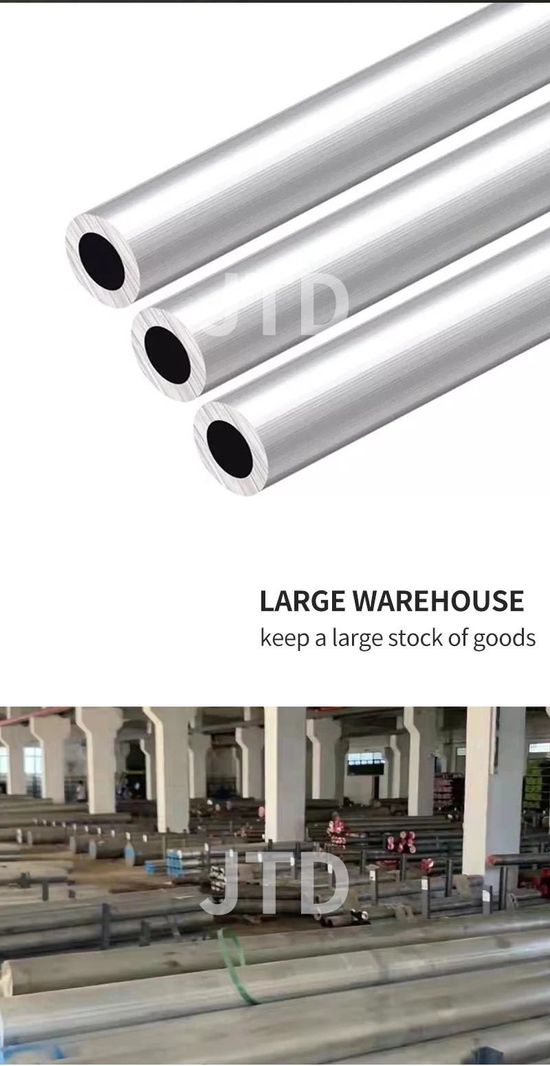 100mm long circular 6063 aluminum alloy pipe