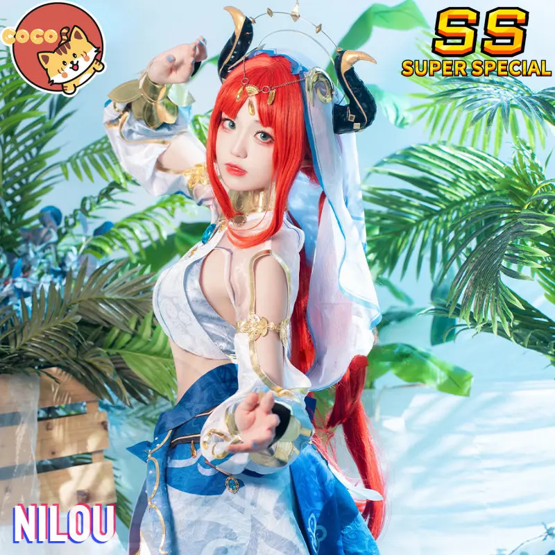 

CoCos-SS Game Genshin Impact Nilou Cosplay Costume Game Cos Genshin Impact Cosplay Dance of Lotuslight Nilou Sexy Dance Costume