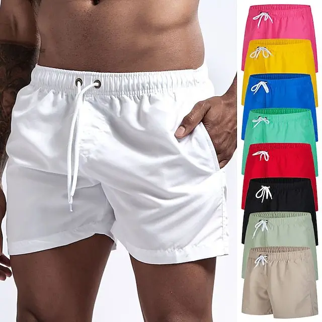 Maillots de bain homme 2025 été plage Shorts maille doublé maillots de bain conseil Shorts hommes hommes maillot de bain maillot de bain vêtements de sport
