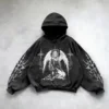 90s Angel New Sweatshirt Fashion Pattern Printed Cotton Pullover Hoodie Men Harajuku Hip Hop Retro Loose Couple Sweatshirt 6