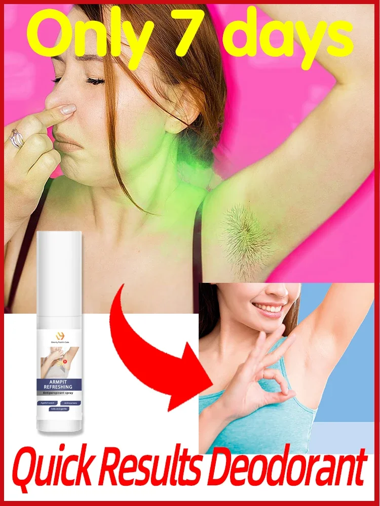 Underarm Odor Remover Spray Sweat Deodorizer Antiperspirant Long Lasting Aroma Armpit Odor Refreshing Deodorant Fragrance Spray