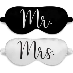 Elegant His and Hers Sleep Mask Gift Set for Wedding and Honeymoon (A)