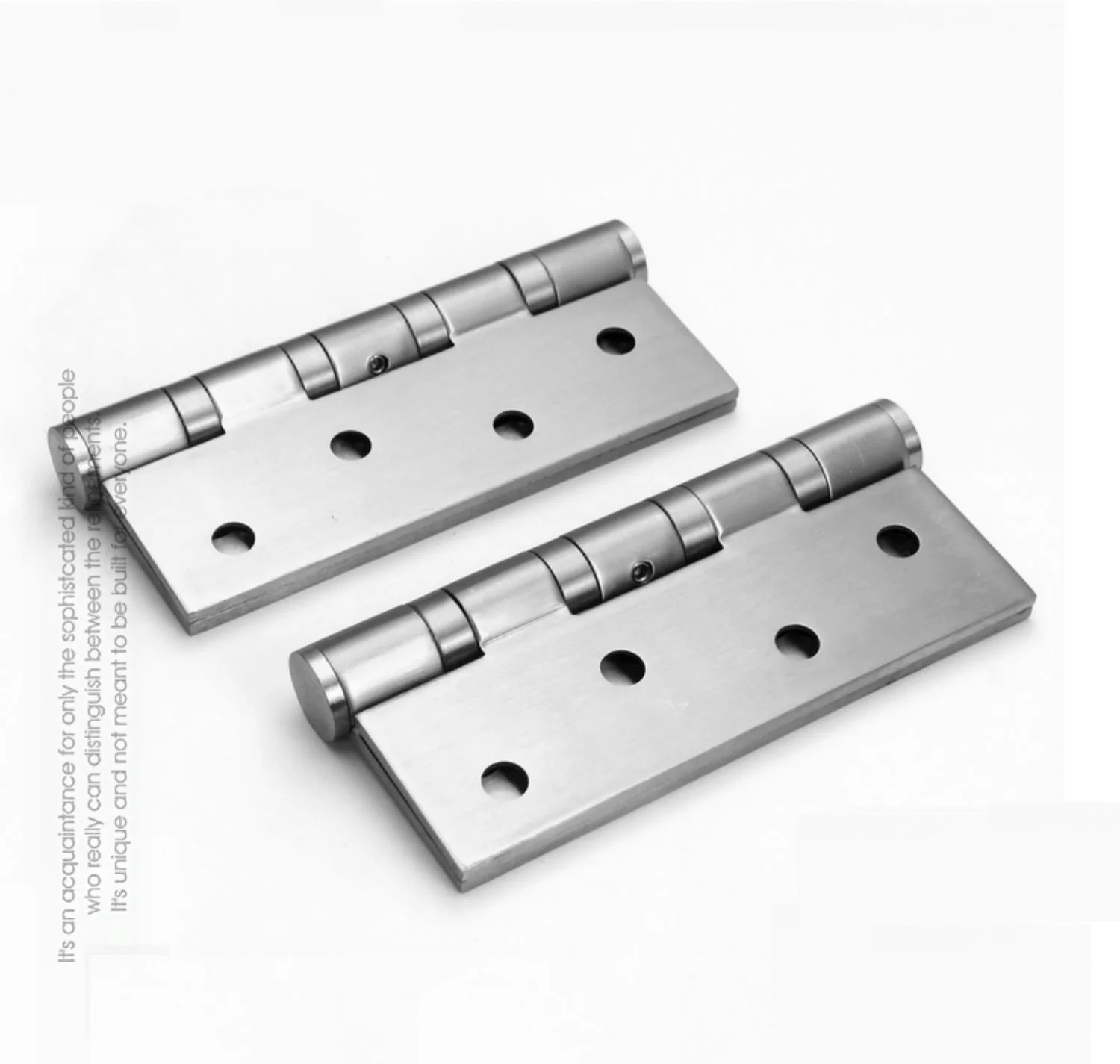 (2 pieces)VIBORG 4" 304 Stainless Steel Extra-thick Heavy Weight Heavy duty Smooth&Quiet Ball Bearing Door Hinges Hinge