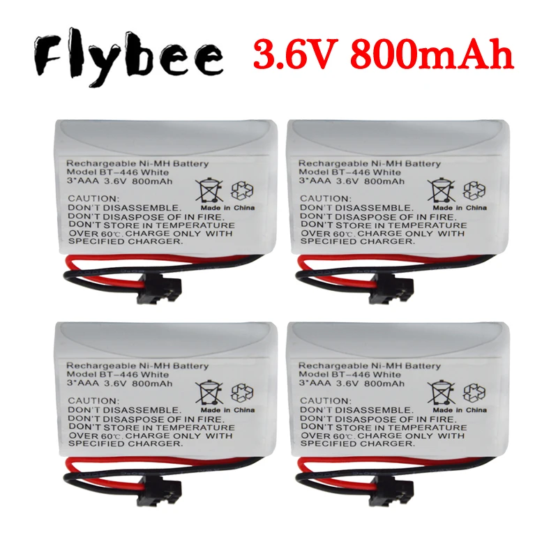 Batteria Del Telefono Cordless 3.6V Ni-Mh Bt446 Bt-446 Per Il Walkie Talkie Del Bt-1004 Bt-1005 Ge-Tl26402 Bt-504 Cph-488B